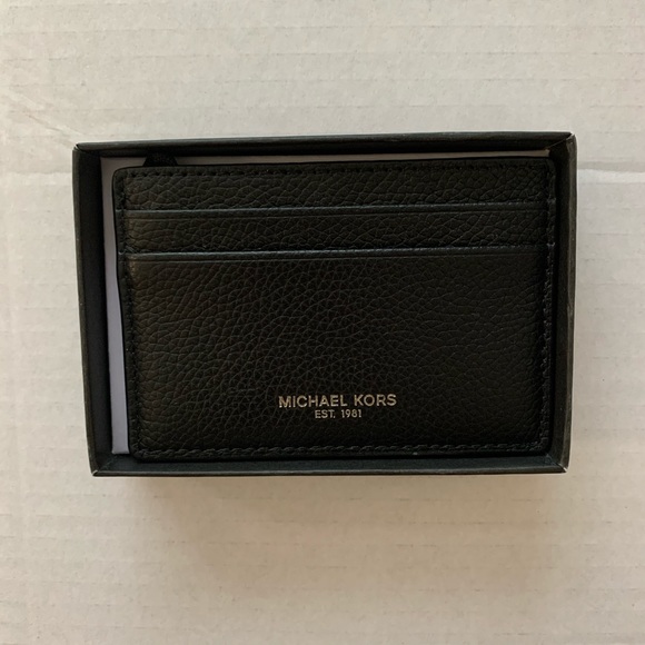 Michael Kors Other - NWT Michael Kors Russel Black Card Wallet